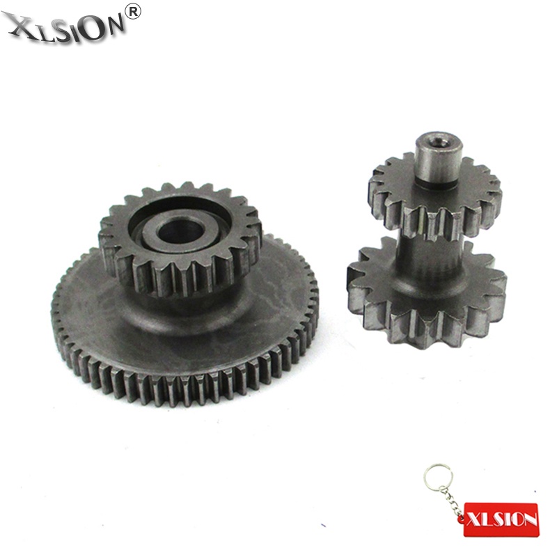 XLSION Starter Starting Dual Gears For Zongshen CB250 CB 250cc Air Cool ...