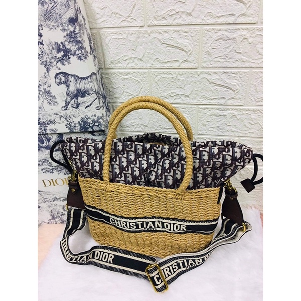 Christian Dior Wicker Basket Bag  Find Review 