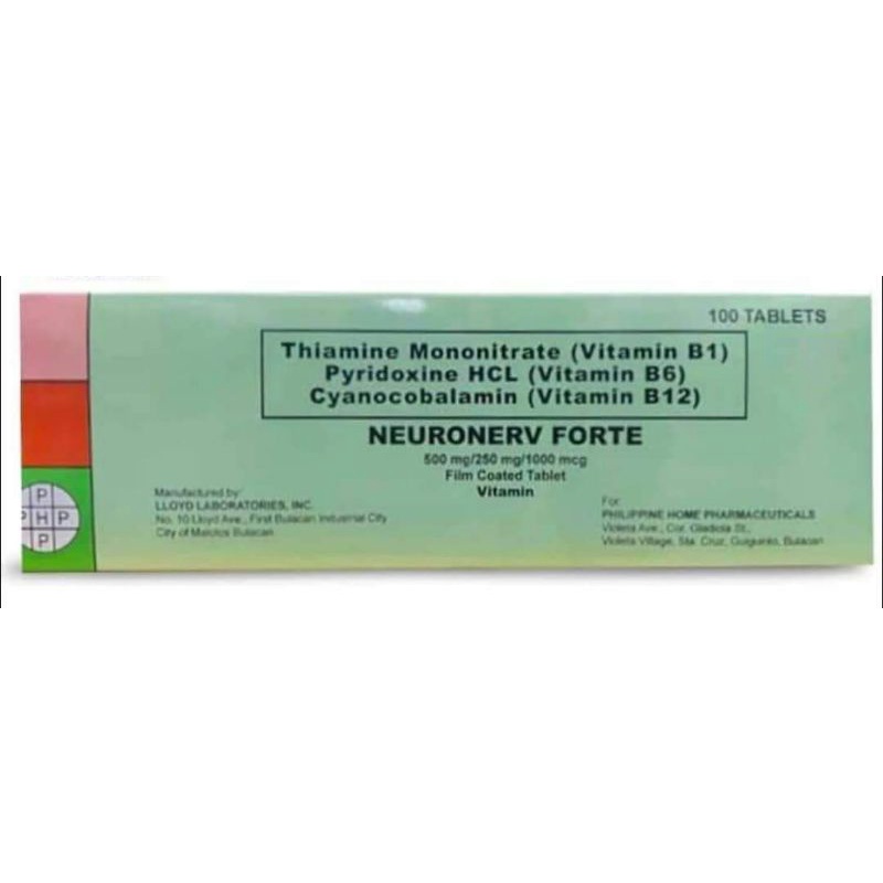 NEURONERV FORTE (Vitamin B complex high dose) Shopee Philippines