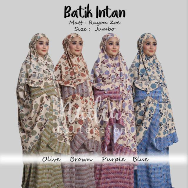 Adult Prayer Robe - Intan Batik Prayer Robe By Nadia Collection ...