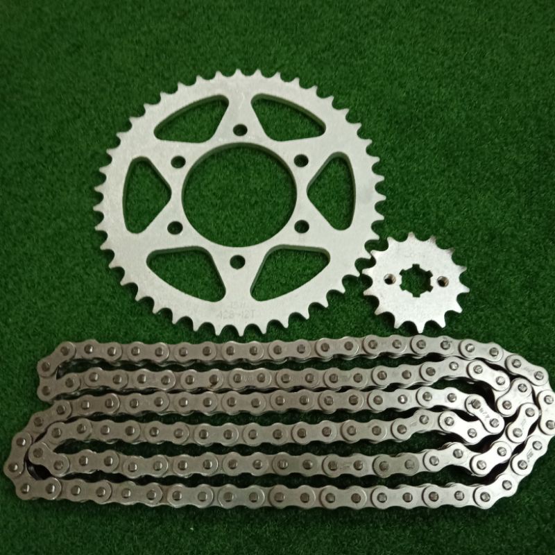 Motorcycle Chain Set Barako 42T-14T-130L | Shopee Philippines