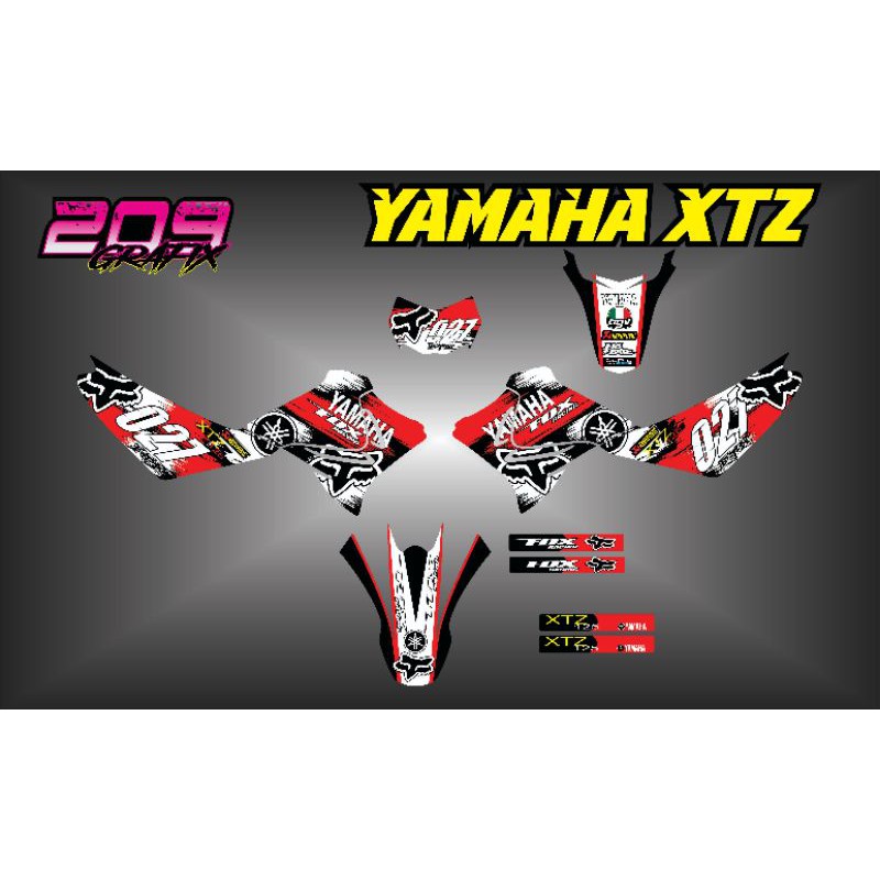 Yamaha XTZ full body decals | Shopee Philippines