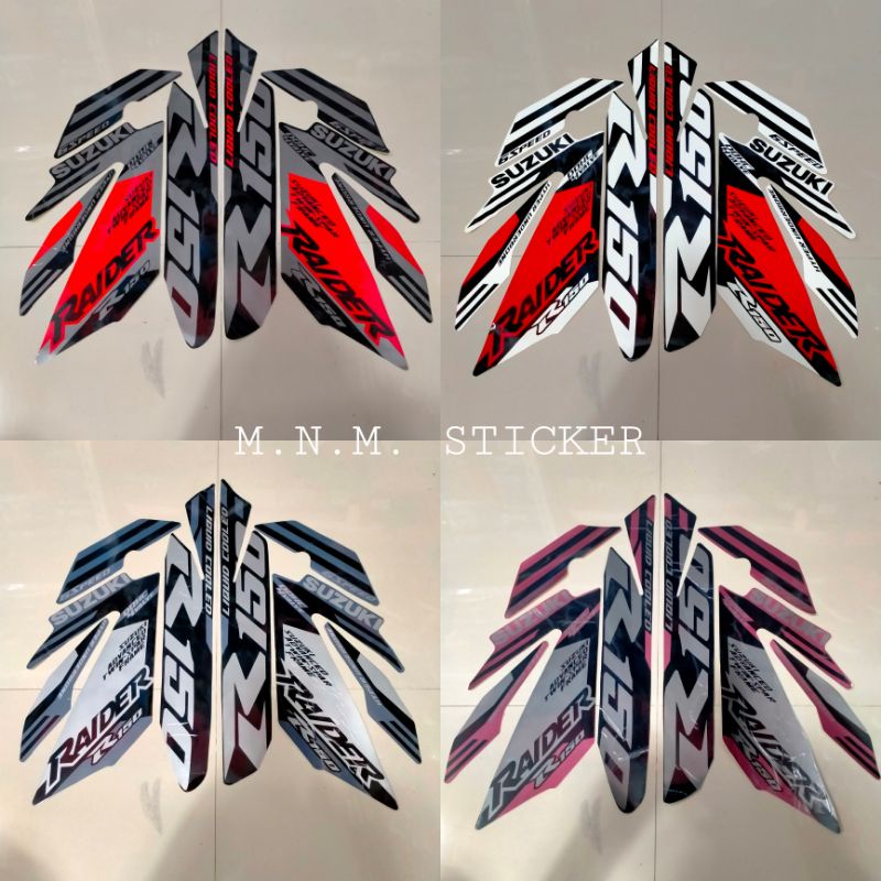 Raider R150 Fi 2022 Decals Sticker 