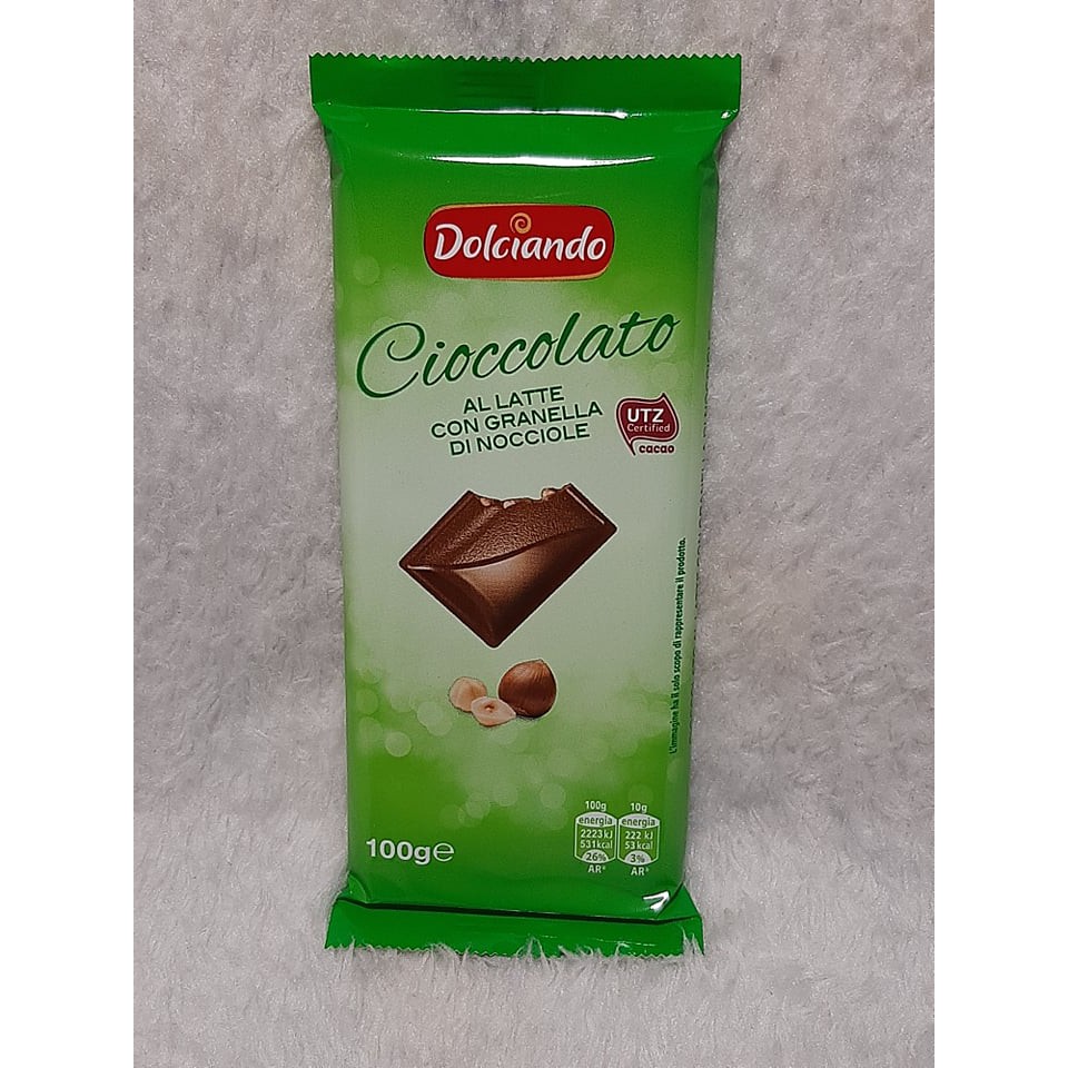 Dolciando milk chocolate with nuts 100g Shopee Philippines