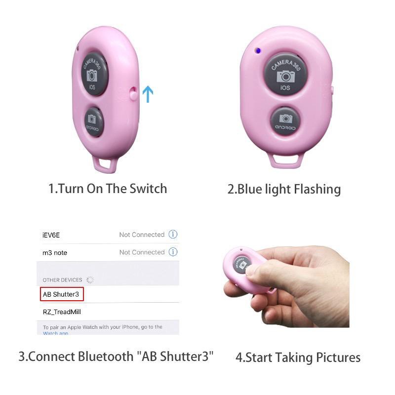 bluetooth cell phone camera remote