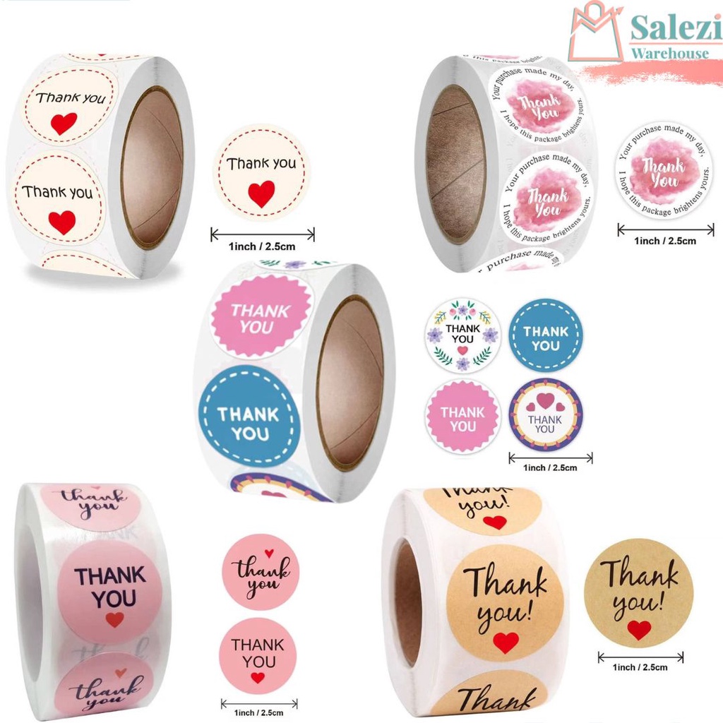 Cute Thank you sticker self-adhesive label sealing packaging label ...