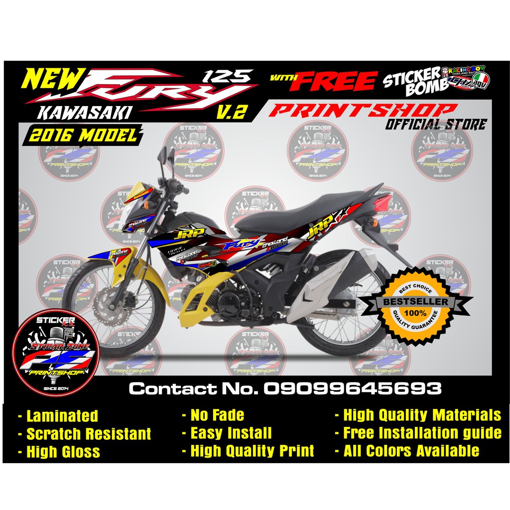 Kawasaki fury 125 on sale model 2016