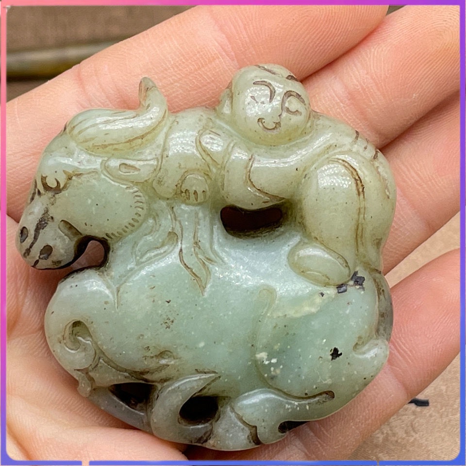 Chinese Han Dynasty antique jade Xiuyu imitation antique jade old jade