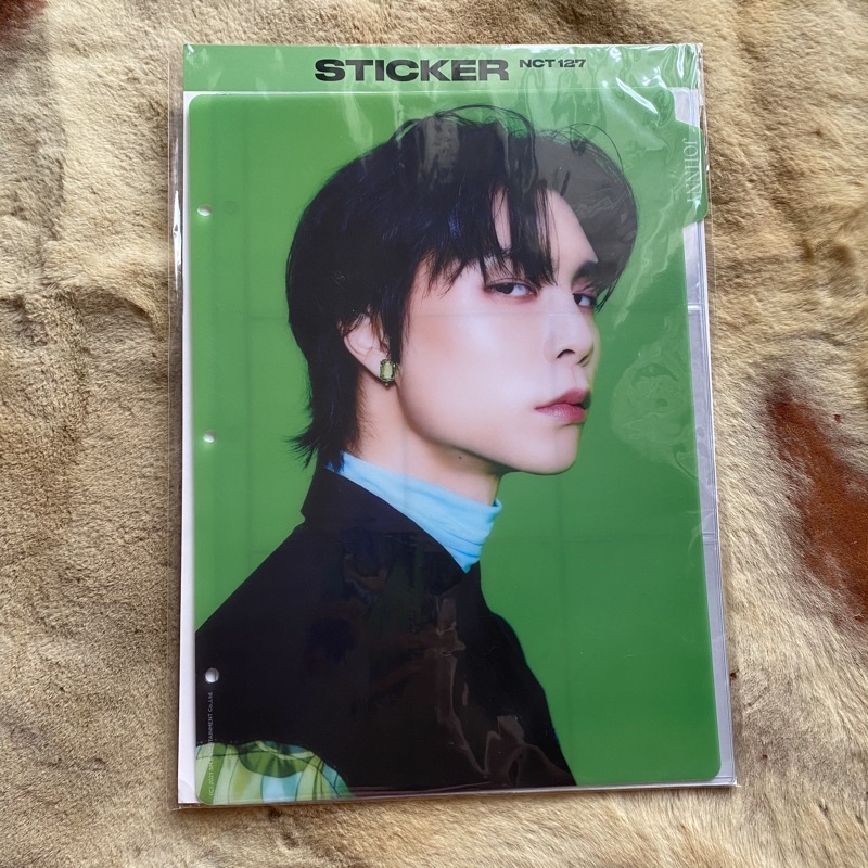 Nct 127 JOHNNY STICKER MD MERCH BINDER PC INDEX FULLSET SLEEVE CLEAR ...