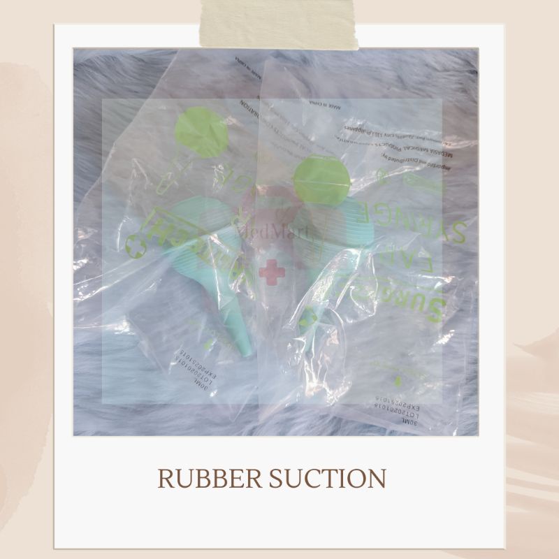 (MEDMART) small RUBBER SUNCTION / EAR SUNCTION / NASAL SUNCTION / EAR