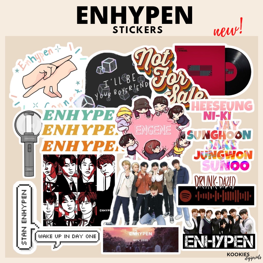 [𝐊𝐩𝐨𝐩 𝐒𝐭𝐢𝐜𝐤𝐞𝐫𝐬] Enhypen - waterproof stickers [𝐑𝐄𝐀𝐃 𝐃𝐄𝐒𝐂𝐑𝐈𝐏𝐓𝐈𝐎𝐍 𝐅𝐈𝐑𝐒𝐓 ...