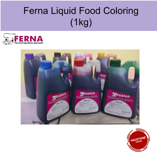 SugarMan (Bundle of 3 x 30ml) Ferna Liquid Food Coloring in Primary Colors:  Blue, Red, Yellow