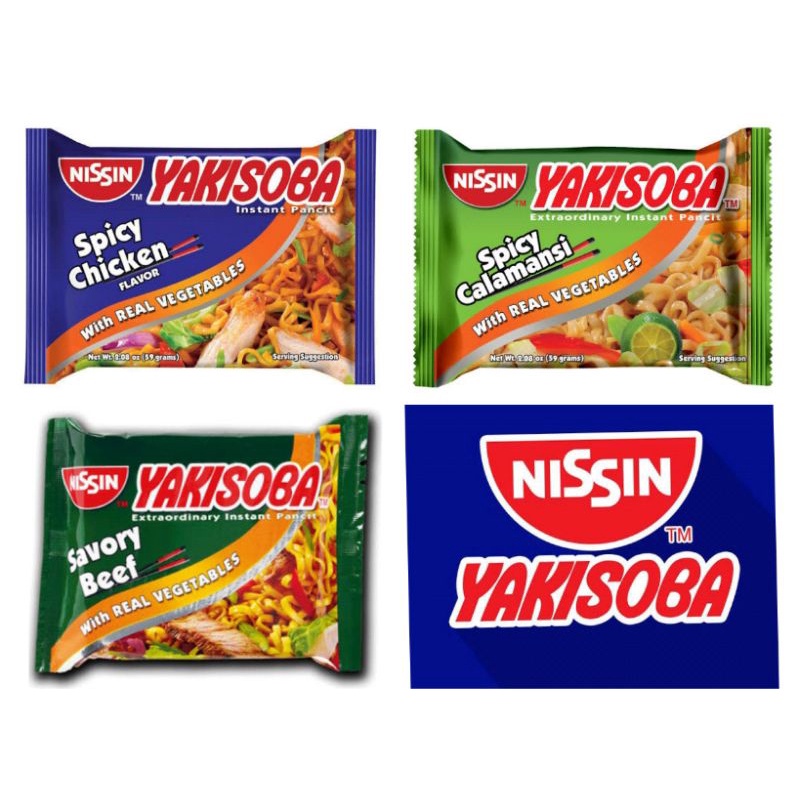 Nissin Yakisoba Instant Pancit Canton 59g Shopee Philippines