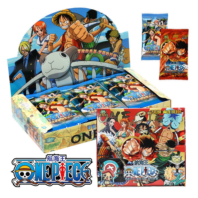 One pieceOne Piece Card Collection CP Zoro Luffy Nami Usop Choba ...