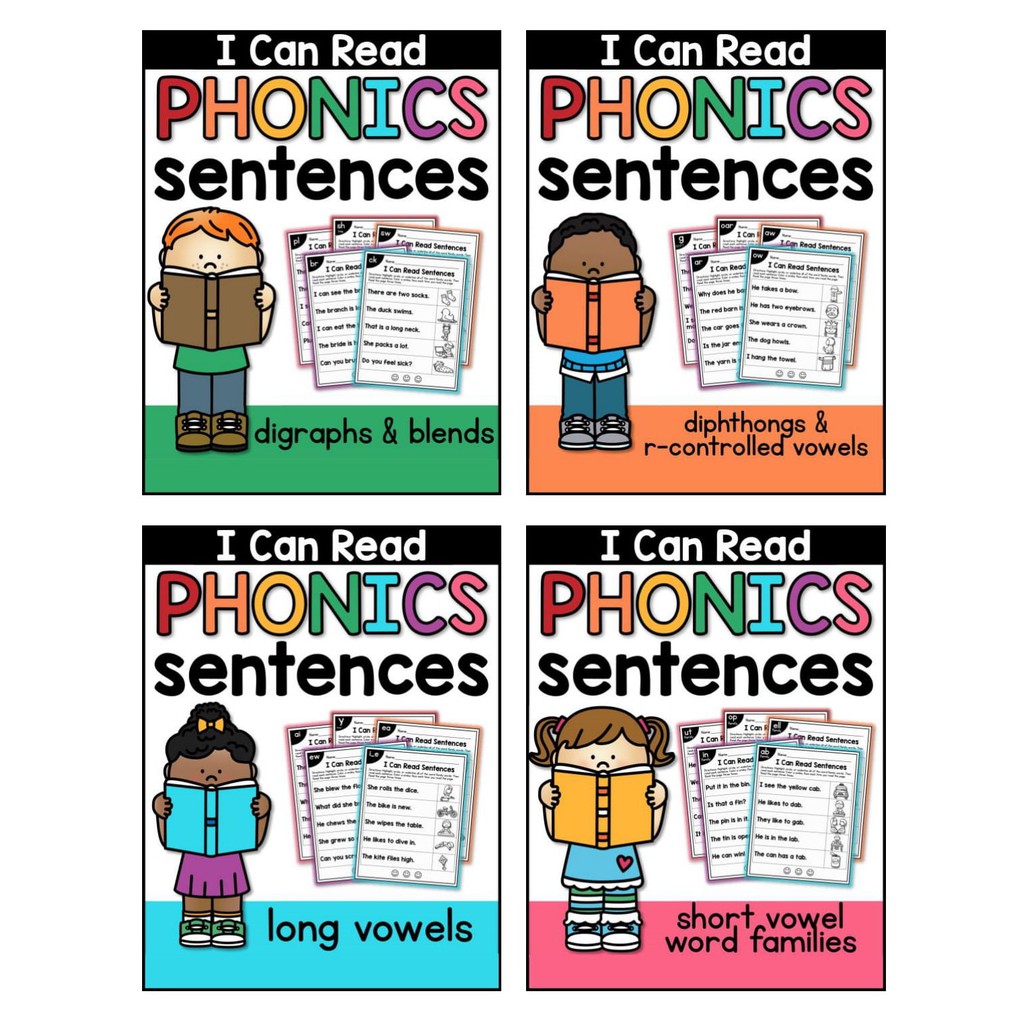 Phonics Sentences Workbook (bundle) | Shopee Philippines