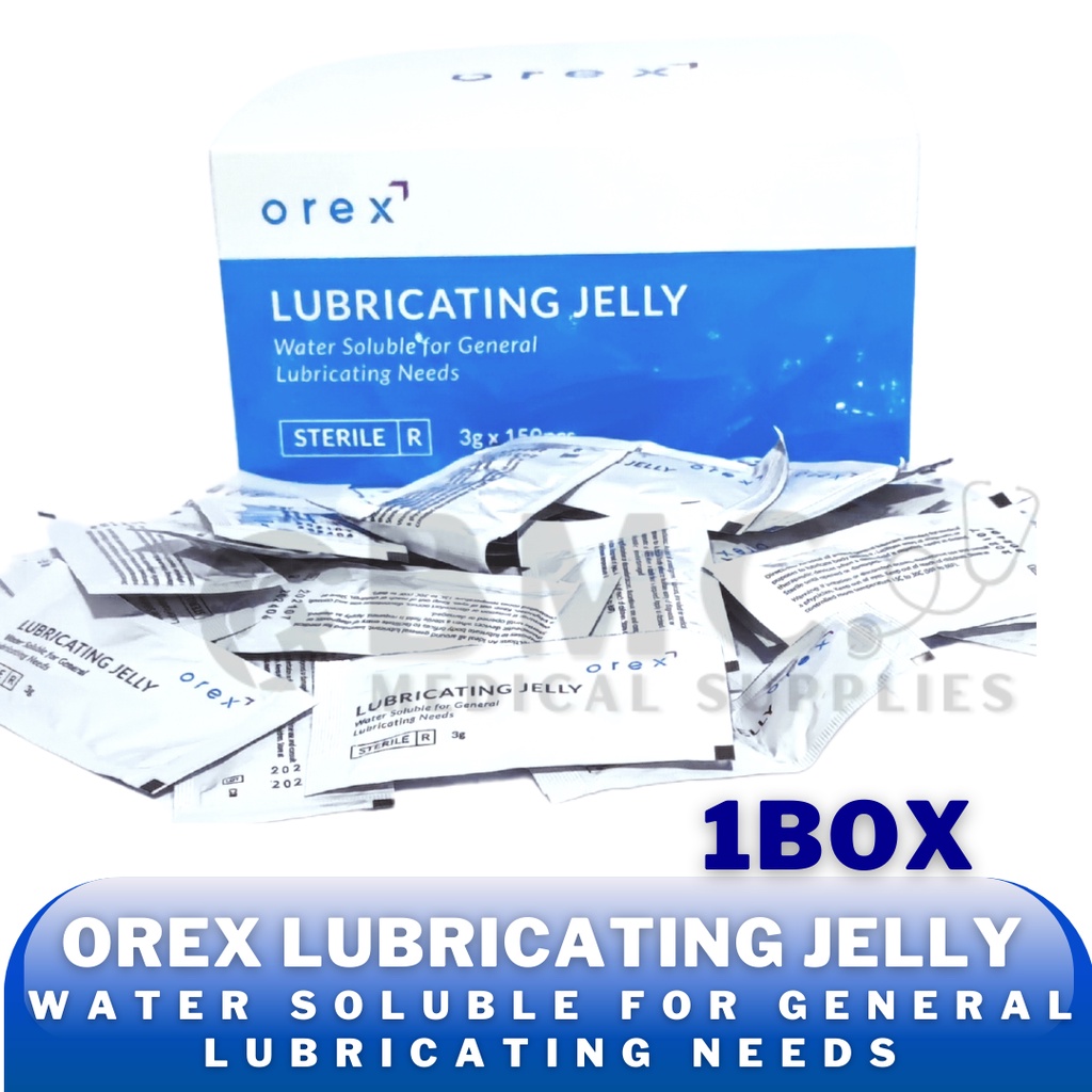 Lubricating Jelly Sachet 3g Orex - SOLD PER BOX | Shopee Philippines