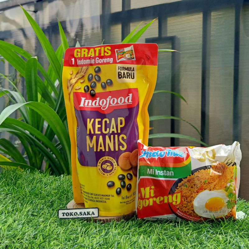 Indofood Soy Sauce 520ml Free Indomie Fried Sweet Soy Sauce Shopee