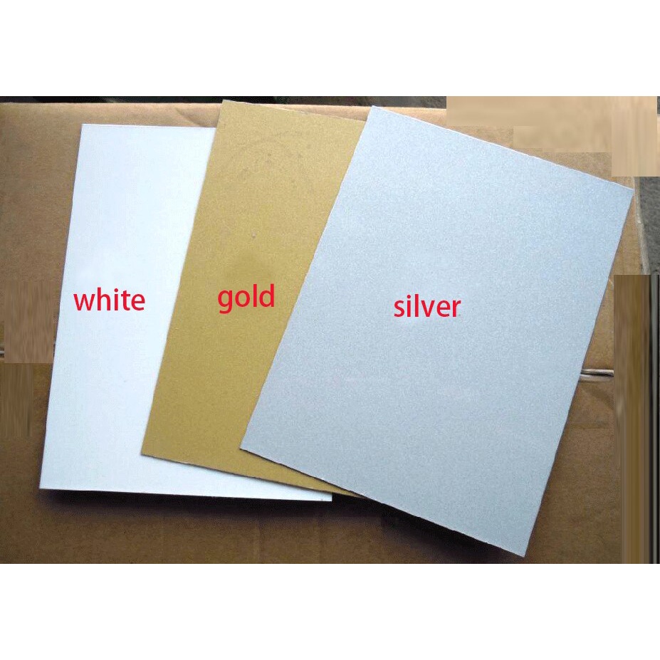 SUBLIMATION METALIC SHEET A4 SIZE (WHITE/SILVER) (10PCS) | Shopee ...