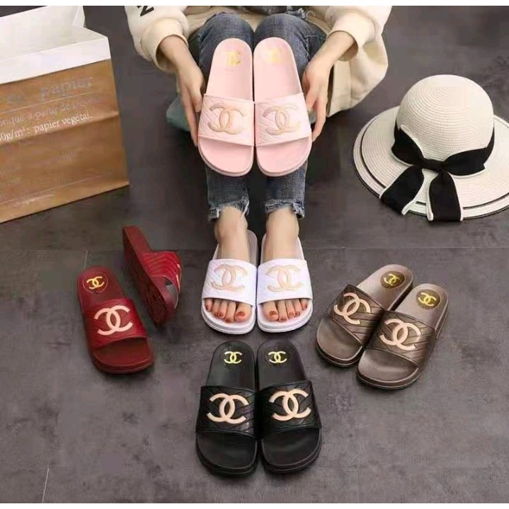 Chanel best sale plastic slippers