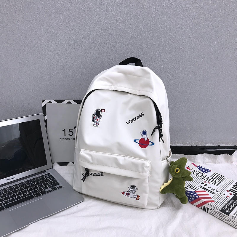 Schoolbag Male ins Trendy Cool Personality Fashion Embroidery High ...