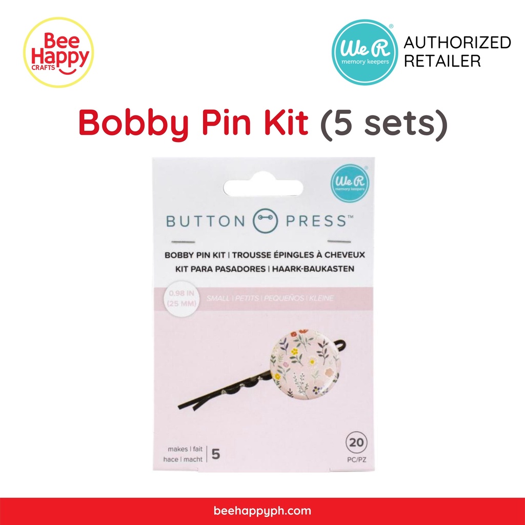 Bobby Pin Kit for Button Press We R Memory Keepers (5 Sets) | Shopee ...