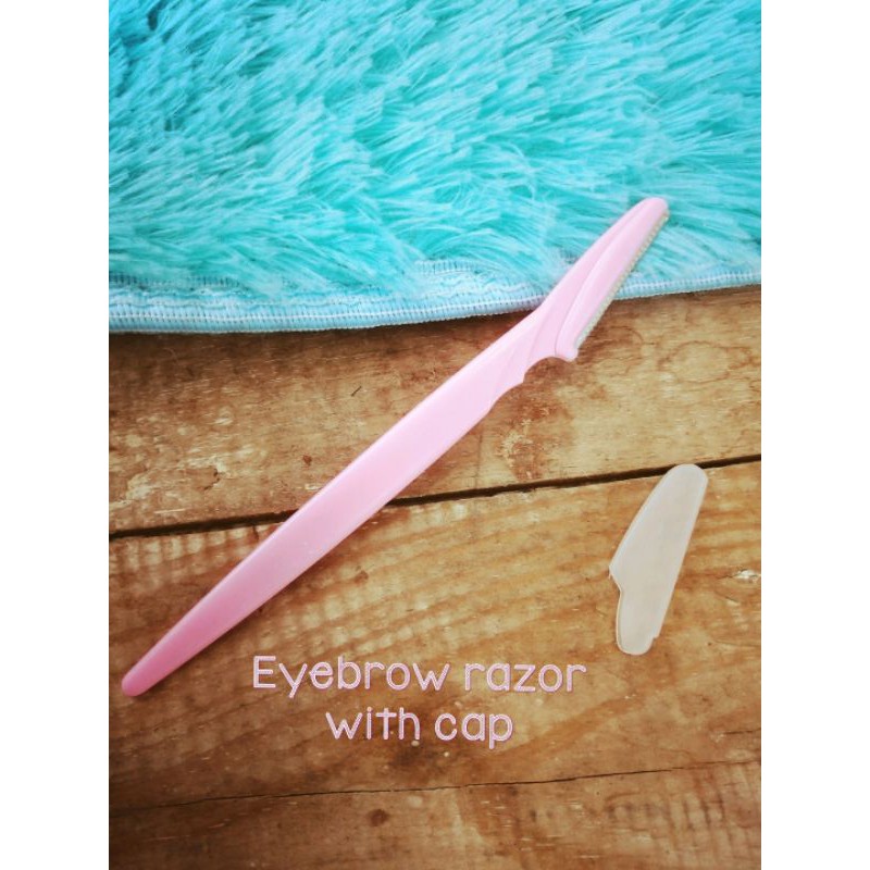(#47) 1pc EYEBROW RAZOR EYEBROW SHAVER/BROW SHAVER WITH CAP | Shopee ...