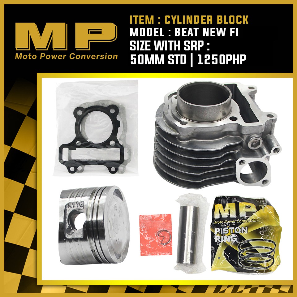 MP CYLINDER BLOCK (STEEL) BEAT 50MM/BEAT-NEW FI 50MM (STD)/54MM ...