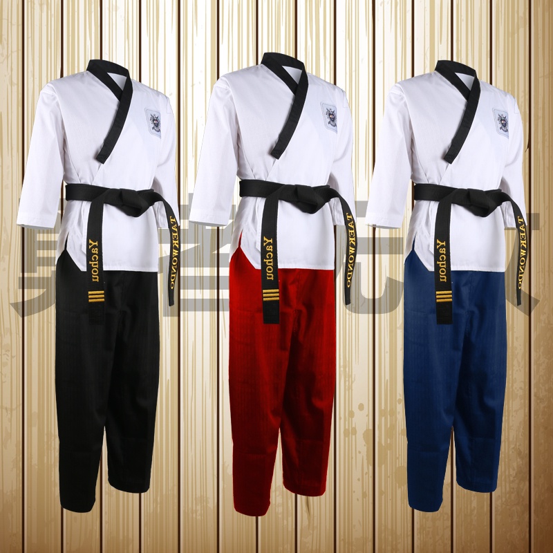 High quality black taekwondo uniform training taekwondo suits ...