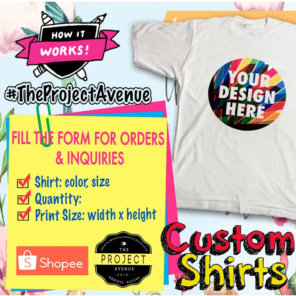 T shirt 2025 printing philippines