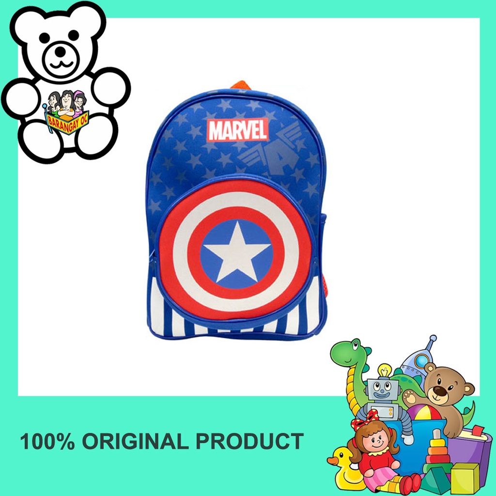 CAPTAIN AMERICA BACKPACK (ORIGINAL AND LICENSED PRODUCT) Shopee