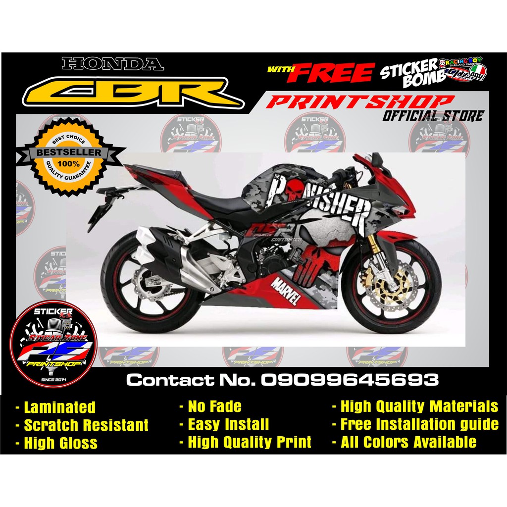CBR 150R fi Honda Full Set sticker decals (top gas tank included ...