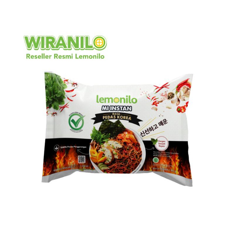 Lemonilo Korean Spicy Flavor Instant Noodles 85 Gr | Shopee Philippines