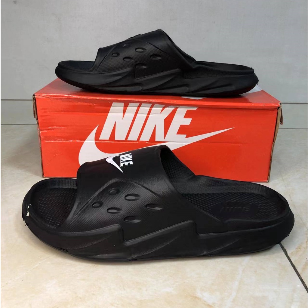 Ready Stock Nike slippers For men women shark platform sandals