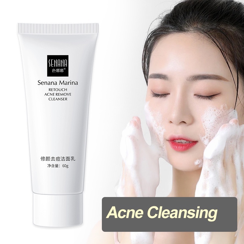 SENANA Collagen Whitening Acne Pore Cleansing Facial Cleanser 60g ...