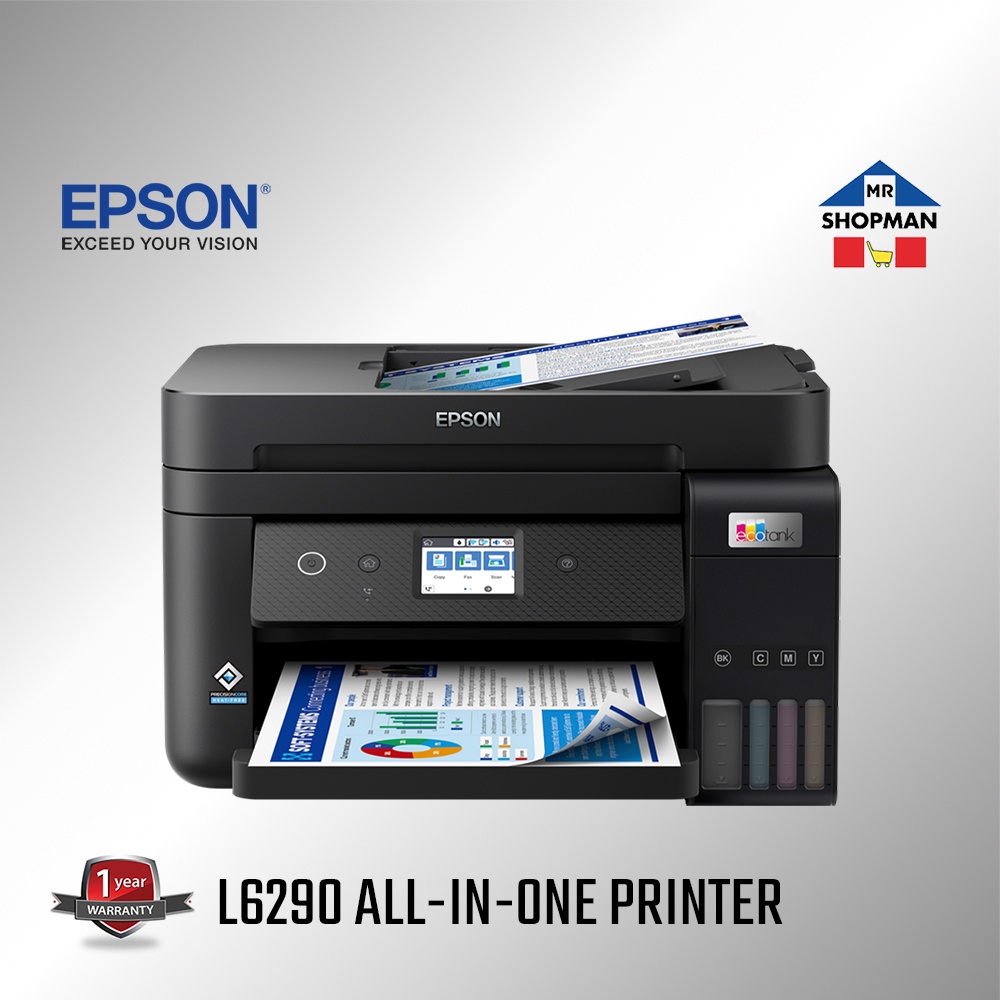 Epson Ecotank L6290 A4 Wi Fi Duplex All In One Ink Tank Printer With Adf Shopee Philippines 7124