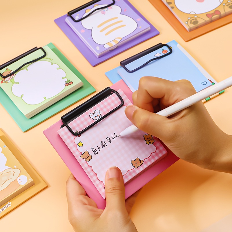 30 pcs/pack Kawaii Animals Clipboard Memo Pad Sheets To Do List Weekly ...