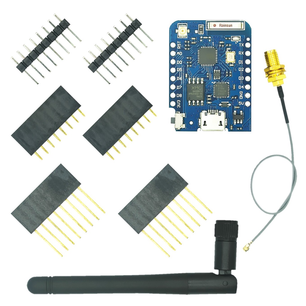 WEMOS D1 Mini Pro 4M 16M Bytes External Antenna Connector NodeMCU Based ...
