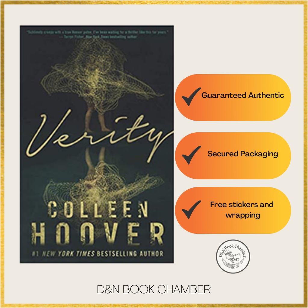 Verity by Colleen Hoover (100 AUTHENTIC) Shopee Philippines