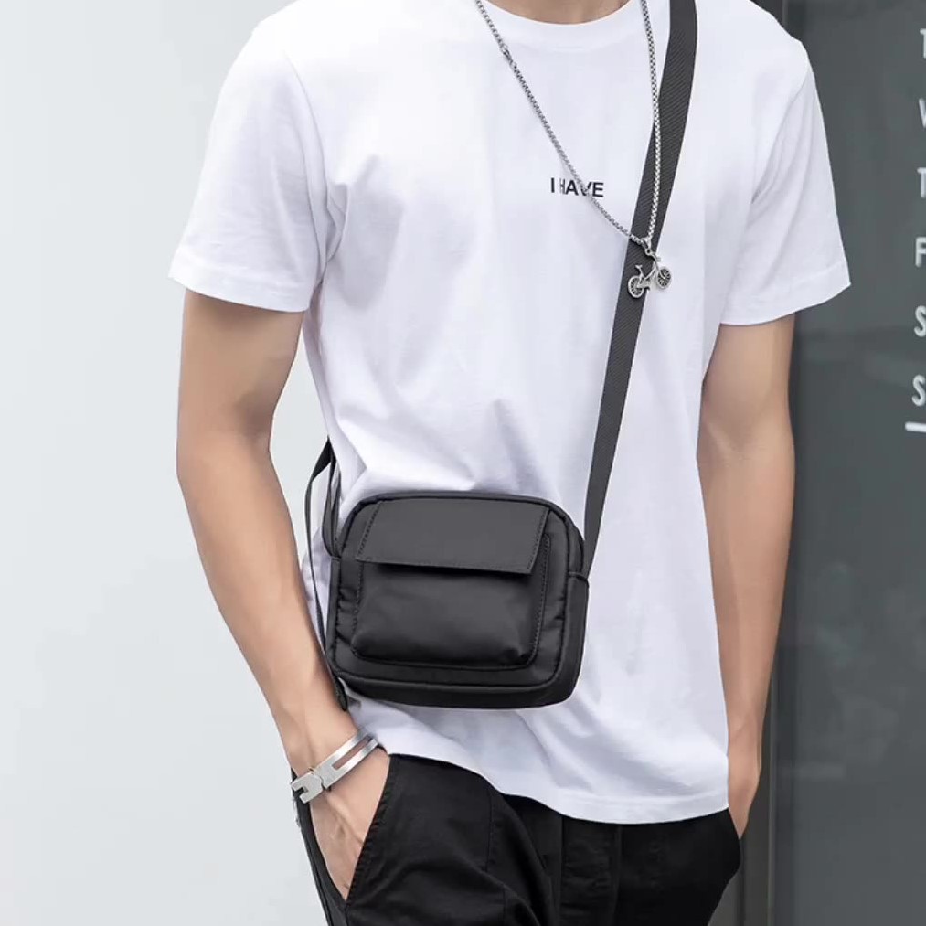 Korean sling 2025 bag for men