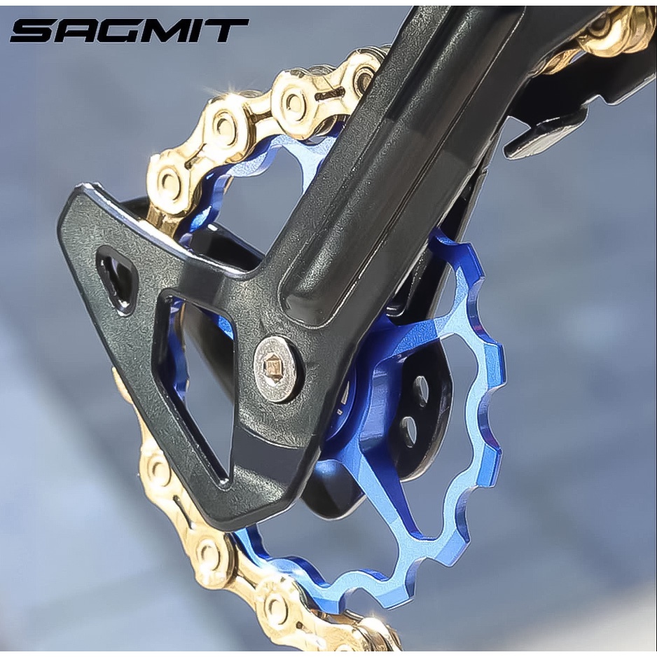 Sagmit Aluminum Alloy Rear Derailleur Pulley Sealed Bearing 11T