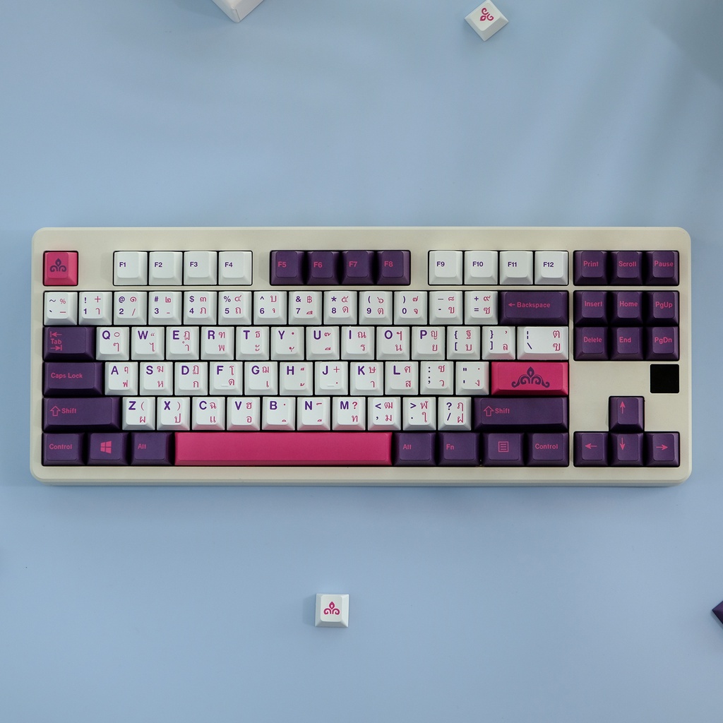 154 Keys GMK THAI Keycaps Cherry Profile PBT 5-side Dye Sublimation ...