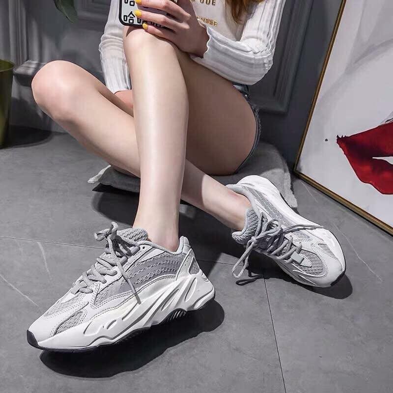 Yz 700 Reflective White Men's/Women's Sneakers 1.1 | Shopee Philippines