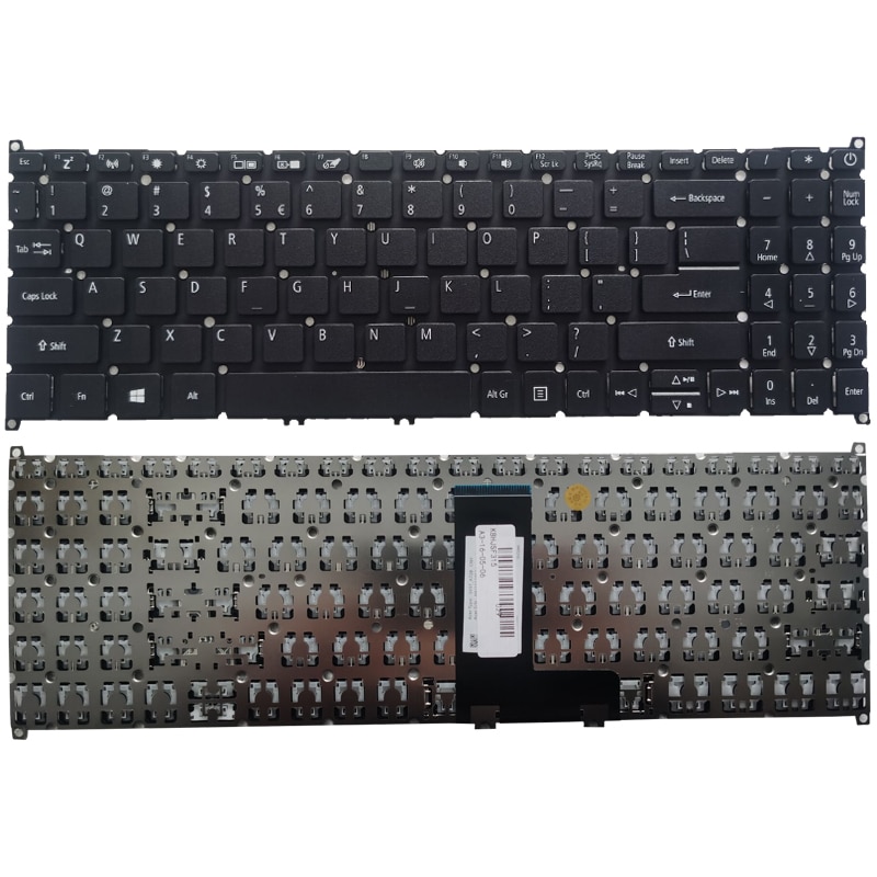 Clavier De Remplacement Pour Acer Aspire A315-55G, A515-52/53/54, EX215-51, S50-51 - Neuf, Disposition QWERTY
