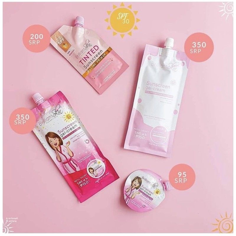 Brilliant sunblock (big size) sachet | Shopee Philippines