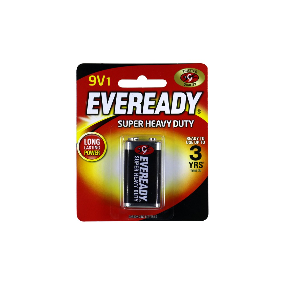 Eveready Super Heavy Duty 9V Carbon Zinc Battery Shopee Philippines