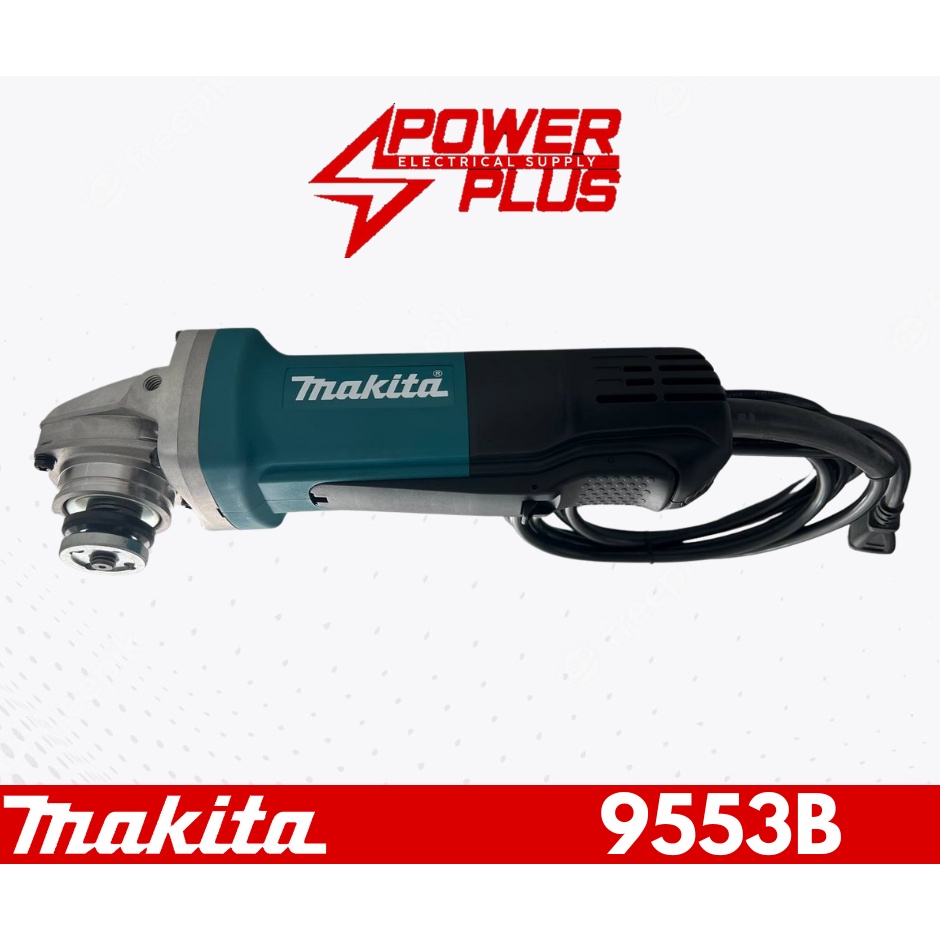 Makita 9553B Angle Grinder 100 mm 4 Inch 710 W Grinder, Toggle Switch