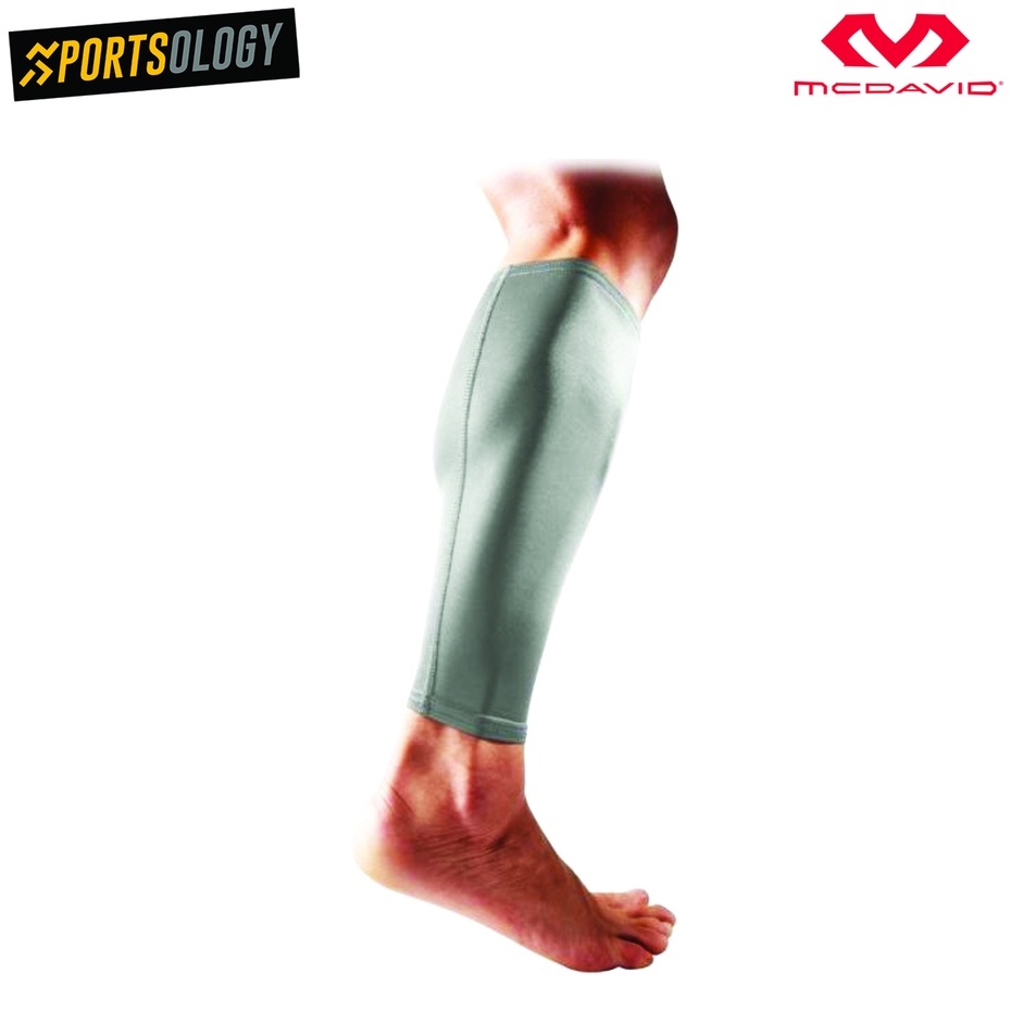 McDavid 6577 Reflective Compression Calf Sleeves Pair Ultra Silver ...