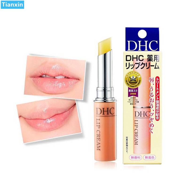 Japan DHC lip Cream Medicated Moisture Lip Care Creme1.5g Olive Aloe