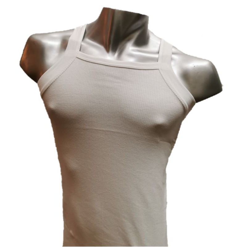 Brute Men's Square Cut Stretch Sando - Black or White | Shopee Philippines