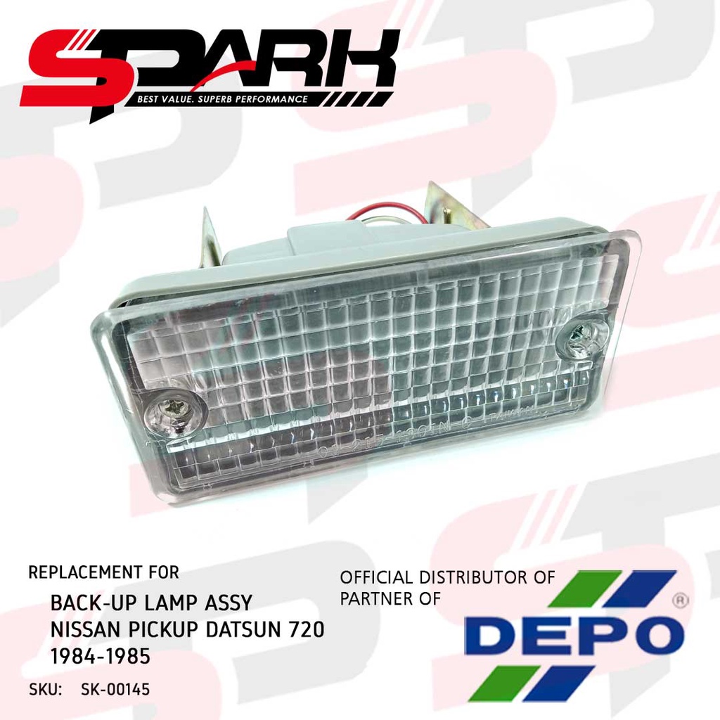 Rear Backup Lamp Back-up Light Rear Bumper Lamp for Nissan Pickup 720 ...